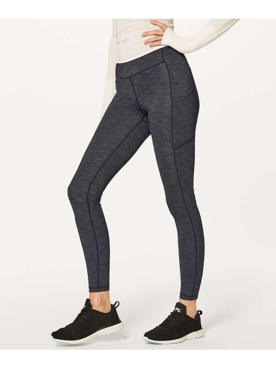 Lululemon Pants - Lululemon Speed Up leggings 14 Full-On Luxtreme Brushed 28" Heathered Black